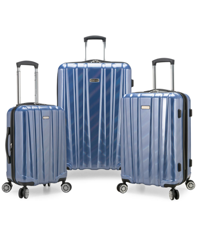 Shop Traveler's Choice Ruma Ii 3-pc. Hardside Luggage Set In Blue