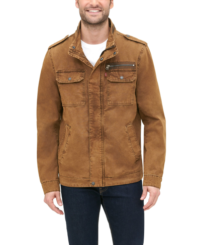 Shop Levi's Men's Field Jacket In Brown