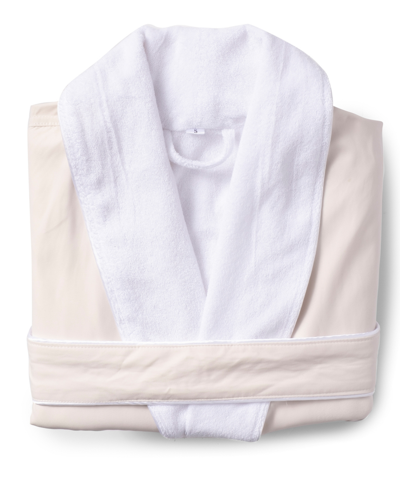 Shop Cassadecor Platinum Bath Robe Bedding In Tan/beige