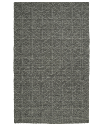 Shop Kaleen Imprints Modern Ipm08-38 Charcoal 5' X 8' Area Rug In Gray