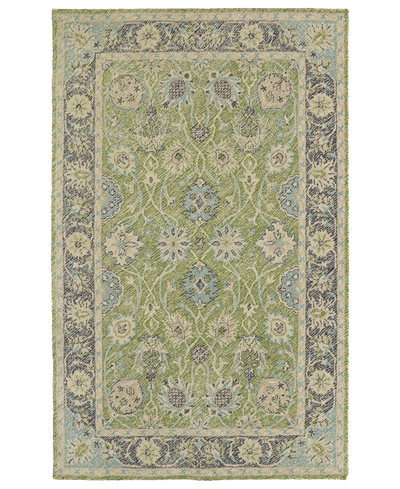 Shop Kaleen Weathered Wtr08-96 Lime Green 2' X 3' Outdoor Area Rug