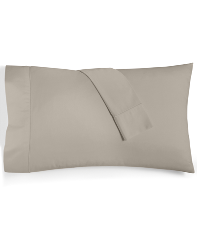 Charter Club Sleep Luxe 800 Thread Count 100% Cotton Pillowcase Pair, Standard, Created For Macy's In Silver