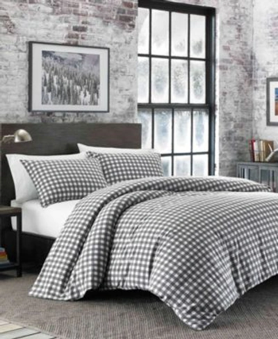 Shop Eddie Bauer Preston Flannel Bedding Collection Bedding In Gray