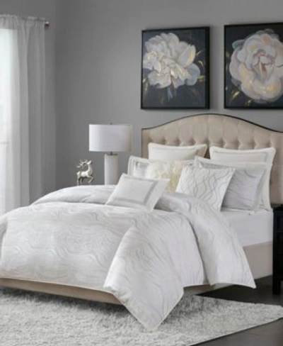Shop Madison Park Signature Hollywood Glam Comforter Sets In White
