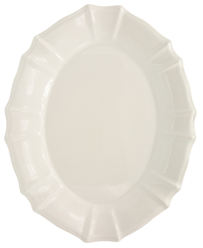 Shop Euro Ceramica Chloe White Oval Platter