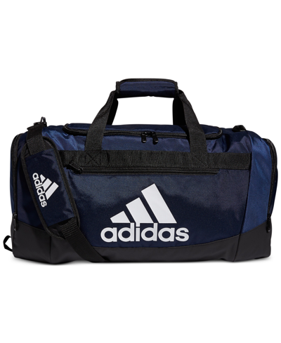 Shop Adidas Originals Adidas Men's Defender Iv Medium Duffel Bag In Blue