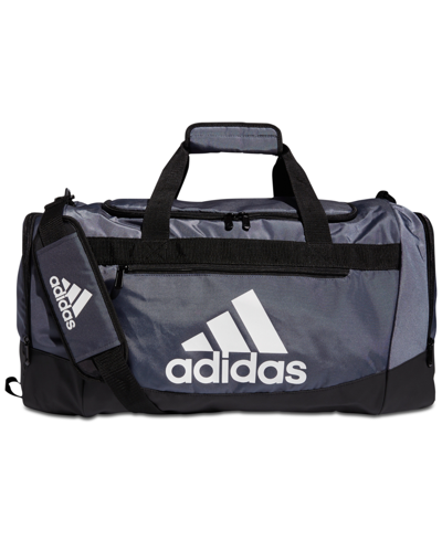 Shop Adidas Originals Adidas Men's Defender Iv Medium Duffel Bag In Gray