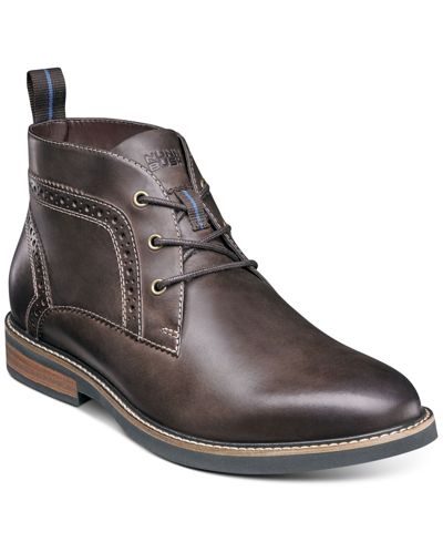 Shop Nunn Bush Men's Ozark Plain Chukka Boots Men's Shoes In Brown