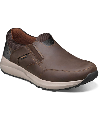 Shop Nunn Bush Men's Excursion Water-resistant Moccasin Toe Slip-on Shoes Men's Shoes In Brown