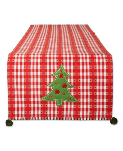Shop Design Imports Kitchen And Table Top Jolly Tree Collection Table Runner, Jolly Tree, 14" X 108" In Multi