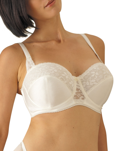 Shop Carnival Women's Full Coverage Lace Strapless Bra In Ivory/cream