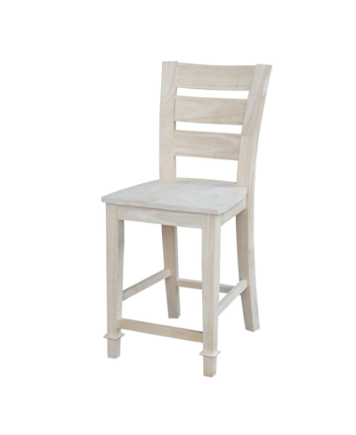 Shop International Concepts Tuscany Counter Height Stool In White