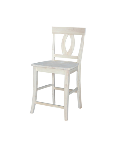 Shop International Concepts Verona Counter Height Stool In White