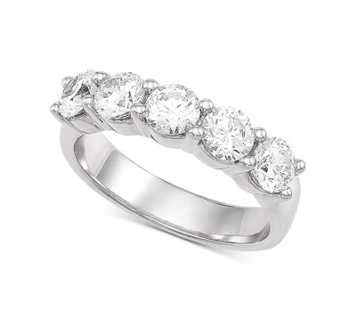 Shop Grown With Love Igi Certified Lab Grown Diamond Anniversary Band (2 Ct. T.w.) In 14k White Or Yellow Gold