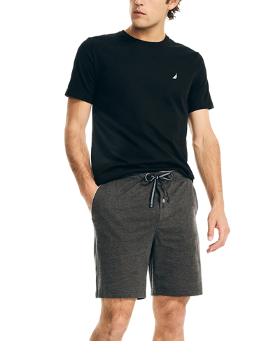 Shop Nautica Knit Pajama Shorts In Gray