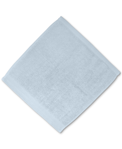 Shop Charter Club Feel Fresh Antimicrobial Washcloth, 13" X 13", Created For Macy's Bedding In Blue