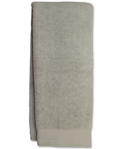 Shop Charter Club Feel Fresh Antimicrobial Hand Towel, 16" X 28", Created For Macy's Bedding In Gray
