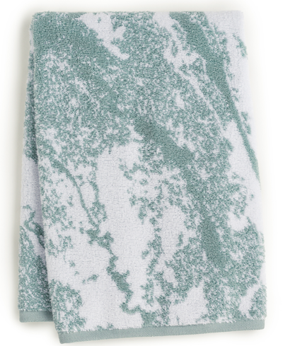 Shop Hotel Collection Turkish Cotton Diffused Marble 20" X 30" Hand Towel, Created For Macy's Bedding In Gray