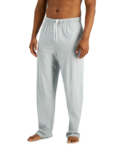 Shop Club Room Men's Pajama Pants, Created For Macy's In Gray