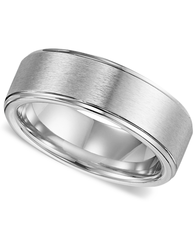 Shop Triton Men's Cobalt Ring, Comfort Fit Wedding Band In Multi