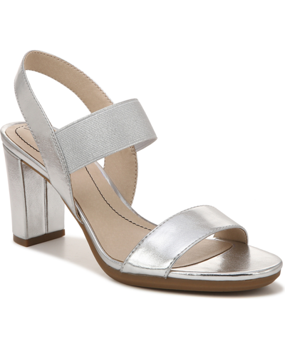Shop Lifestride Aloha Ankle Strap Sandals Women's Shoes In Silver