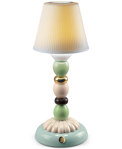 Shop Lladrò Palm Firefly Green Table Lamp In Multi
