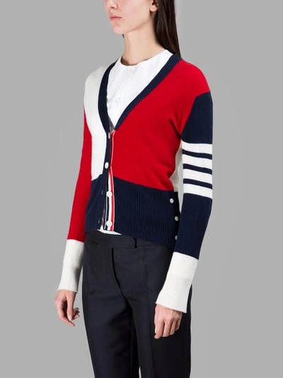 Shop Thom Browne Women's Multicolor Cardigan