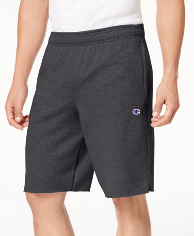 Shop Champion Men's Fleece 10" Shorts In Gray