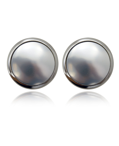 Shop T Tahari Women's Essential Button Post Earring In Silver