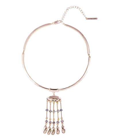 Shop T Tahari Casual Chic Collar Necklace In Gold