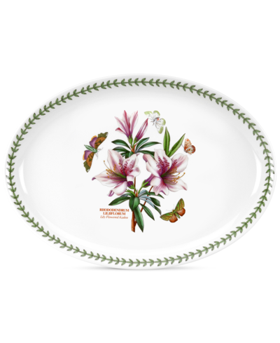 Shop Portmeirion Botanic Garden Oval Platter In White
