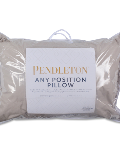 Shop Pendleton Down Alternative Pillow, King In Gray