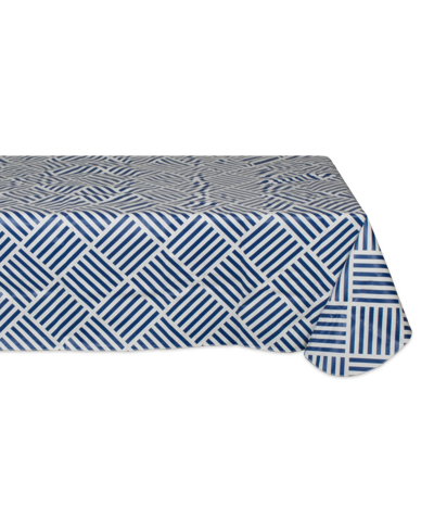 Shop Design Imports Tablecloth 60" X 84" In Blue