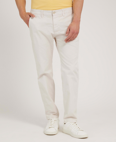 Shop Guess Men's Twill Joggers In White