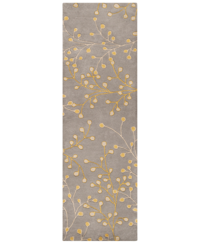 Shop Surya Athena Ath-5060 Taupe 2'6" X 8' Runner Area Rug In Tan/beige