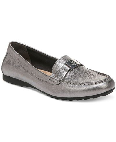Shop Giani Bernini Dailyn Memory Foam Loafers, Created For Macy's Women's Shoes In Silver