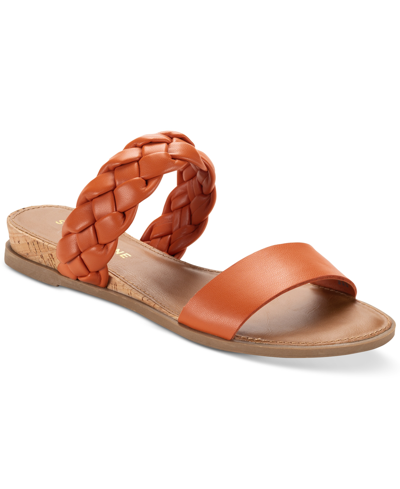 Macy's orange sandals sale