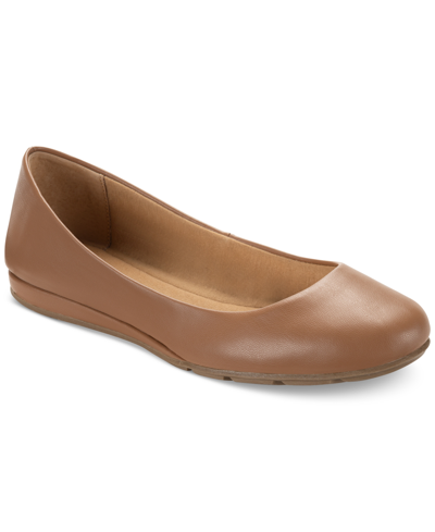 Shop Sun + Stone Eliana Flats, Created For Macy's Women's Shoes In Red