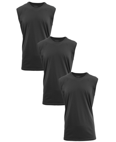 Shop Galaxy By Harvic Men's Muscle Tank Top, Pack Of 3 In Black