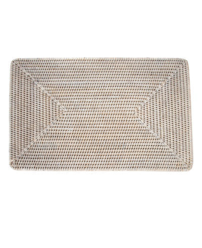 Shop Artifacts Trading Company Artifacts Rattan Rectangular Placemat In White