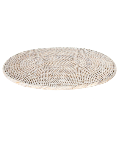 Shop Artifacts Trading Company Artifacts Rattan Oval Placemat In White