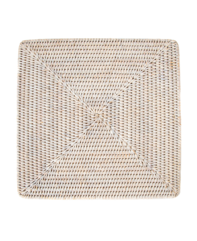 Shop Artifacts Trading Company Artifacts Rattan Square Placemat In White