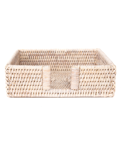 Shop Artifacts Trading Company Artifacts Rattan Napkin Holder In White