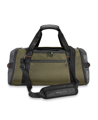 Shop Briggs & Riley Zdx Large Travel Duffle In Green