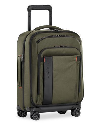 Shop Briggs & Riley Zdx 21" Carry-on Expandable Spinner In Green