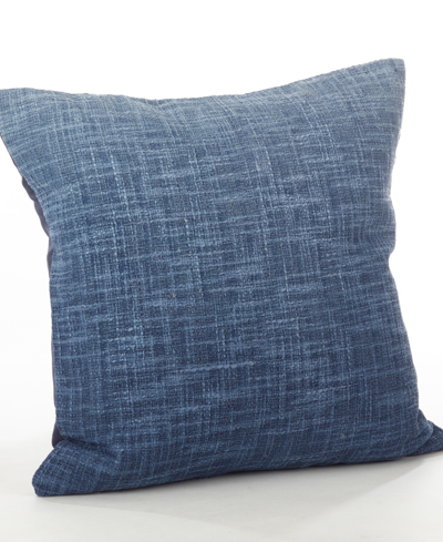 Shop Saro Lifestyle Ombre Decorative Pillow, 20" X 20" In Blue