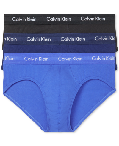Shop Calvin Klein Men's 3-pack Cotton Stretch Briefs In Brown