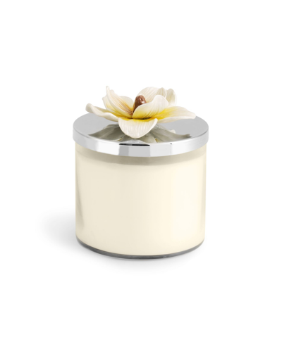 Shop Michael Aram Magnolia Candle In Ivory/cream