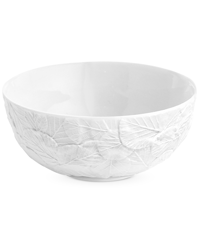 Shop Michael Aram Forest Leaf All Purpose Bowl In White