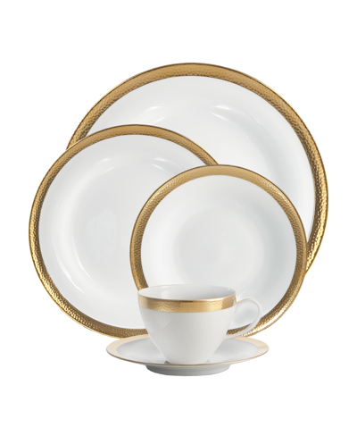 Shop Michael Aram Goldsmith 5-piece Place Setting In White